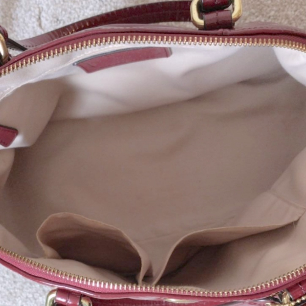 Coach Peyton Domed Satchel Purse bag - Picture 3 of 5